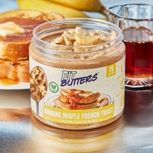 Fit Butters Banana Maple French Toast Cashew Almond Butter — Vegan, Gluten-Free