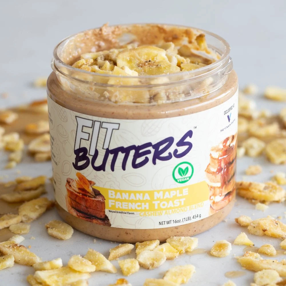 Fit Butters Banana Maple French Toast Cashew Almond Butter — Vegan, Gluten-Free