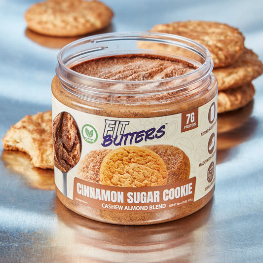 Fit Butters Cinnamon Sugar Cookie Cashew Almond Butter — Vegan, Gluten-Free