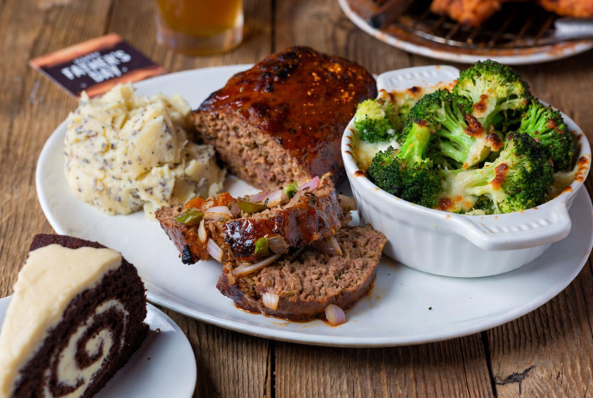Hearty Homestyle Classic Meatloaf Dinner for Two