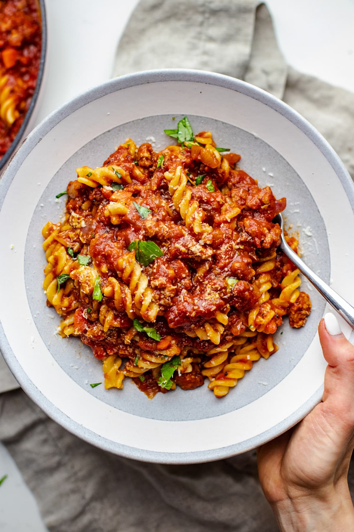 Sprouted Spelt Sourdough Fusilli Pasta
