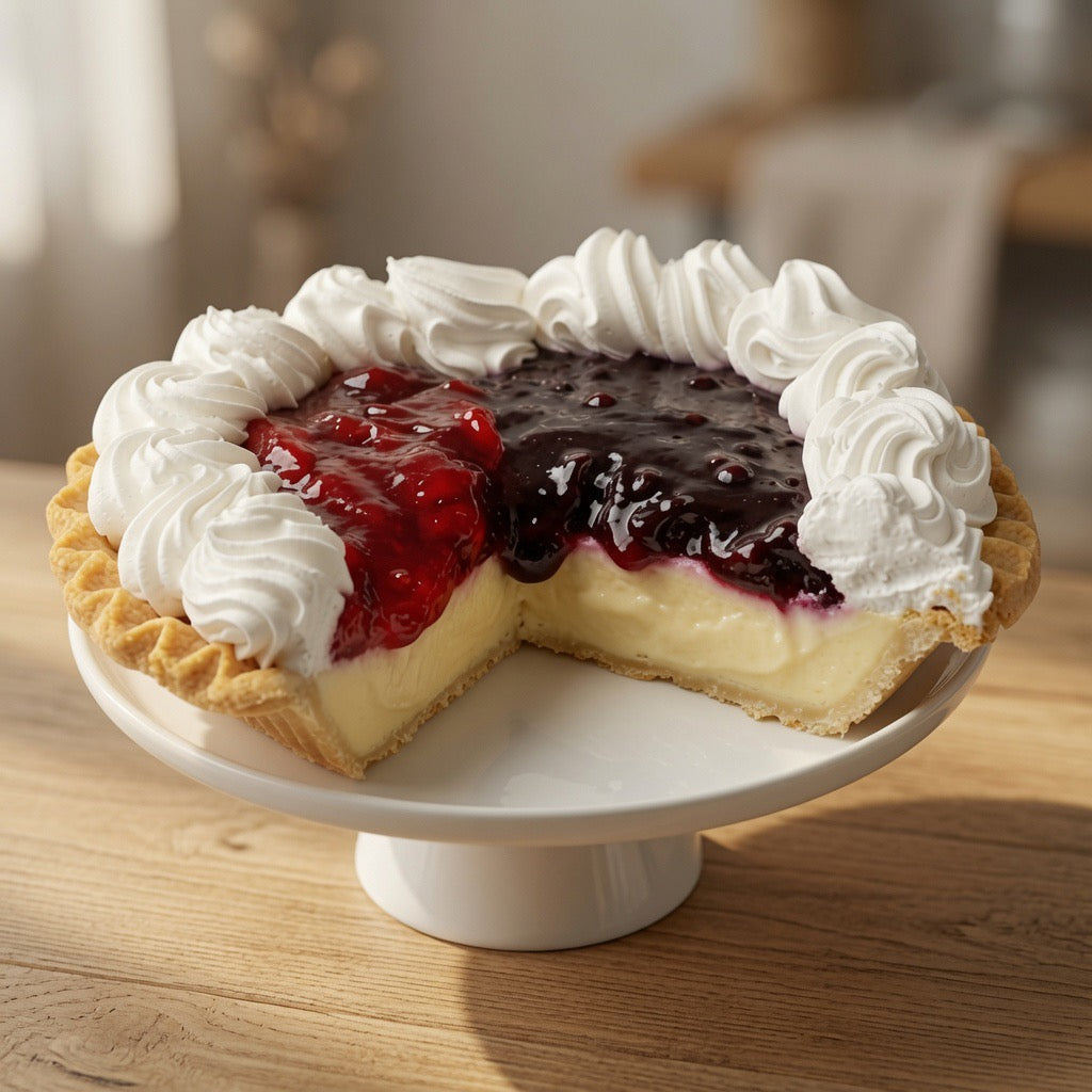 The Berry Indulgence Cheesecake Pie