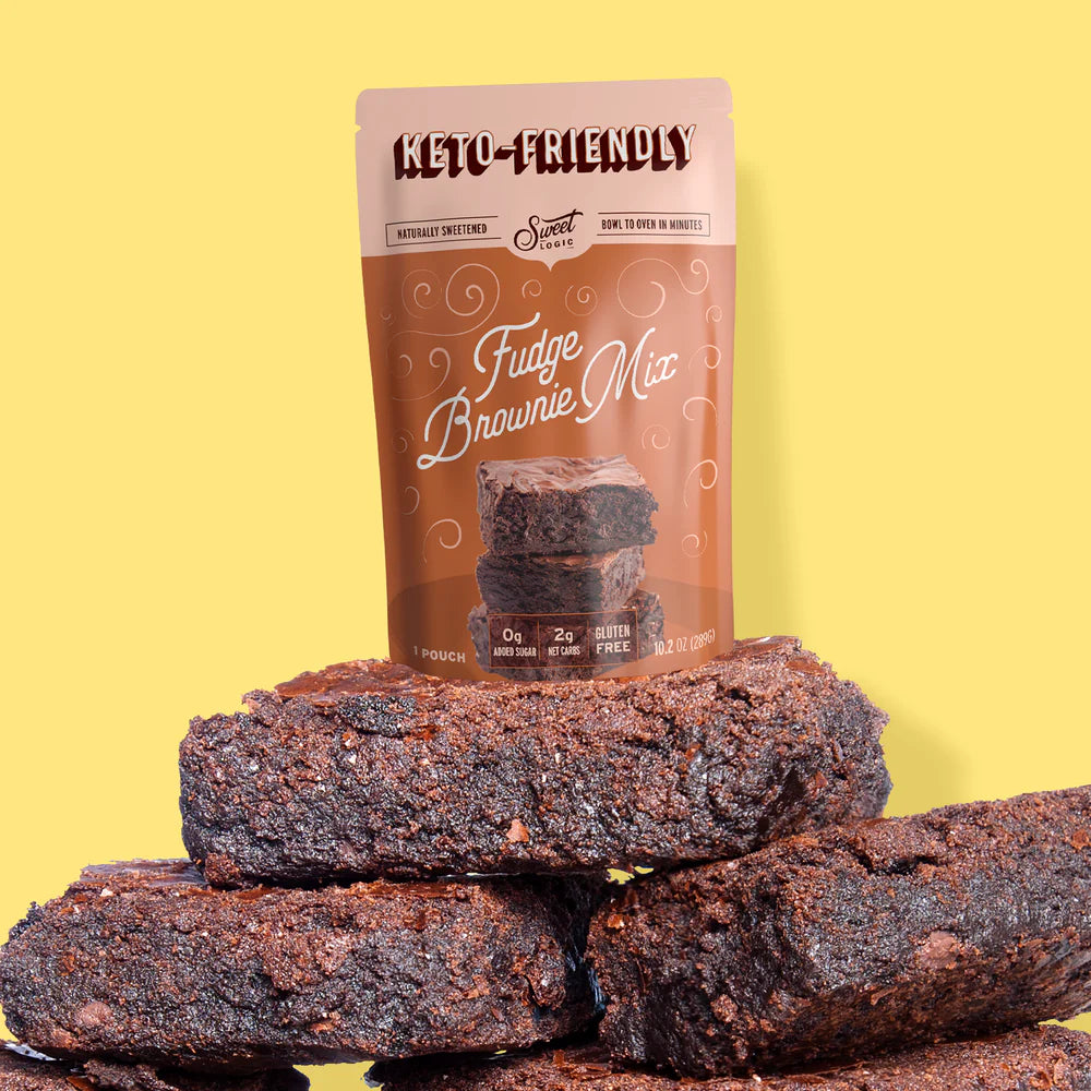 Keto Fudge Brownie Mix, Low Carb, Low Sugar - Gluten Free