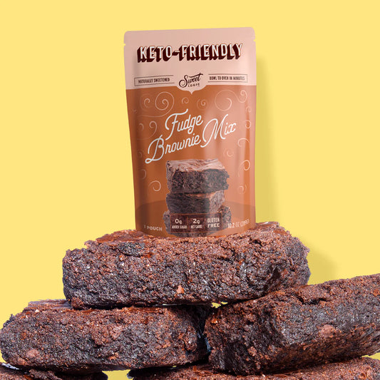 Keto Fudge Brownie Mix, Low Carb, Low Sugar - Gluten Free