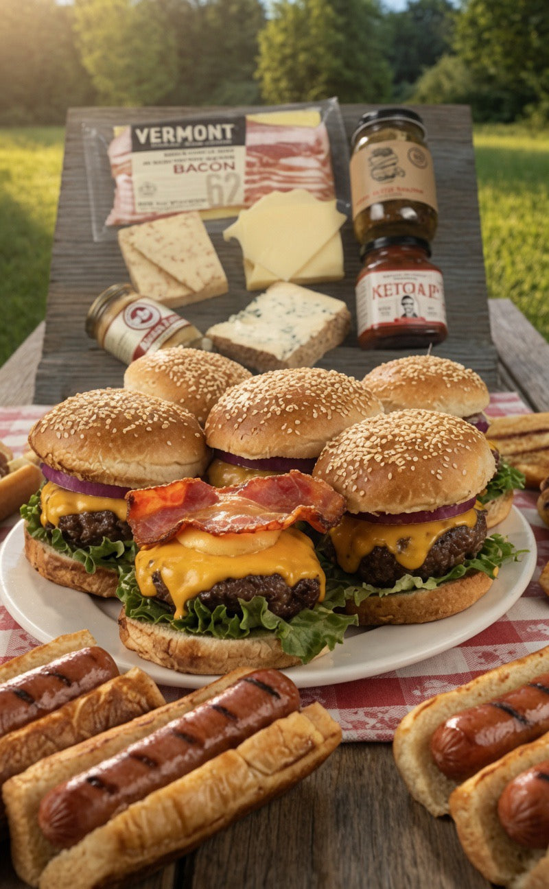 Grillmaster’s Backyard Classics Box - Burgers, Brats & Hotdogs