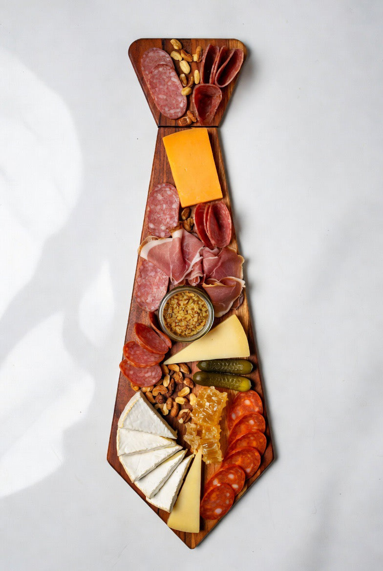 Dad’s Legendary Tie Charcuterie Board