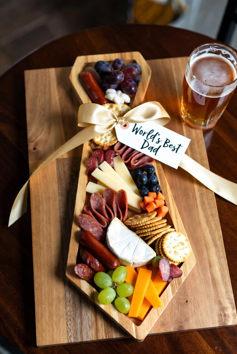 Dad’s Legendary Tie Charcuterie Board