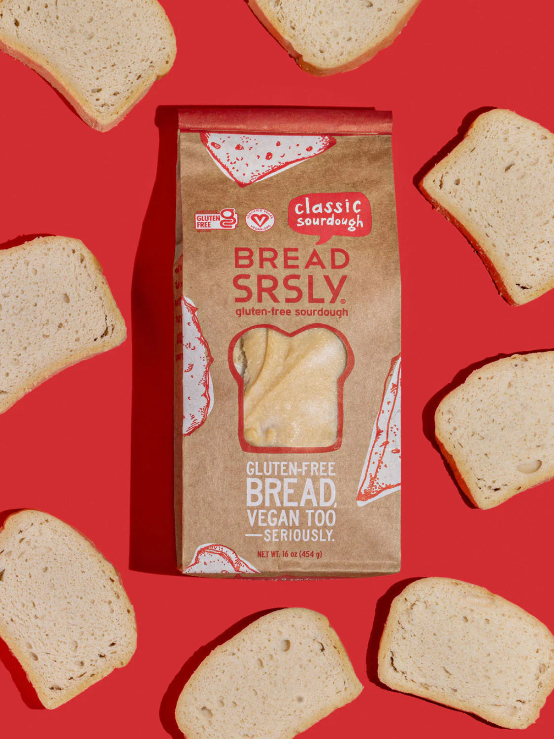 Classic Gluten-Free Sourdough Bread Loaf - Pack of 3
