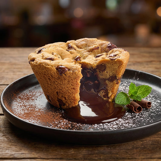 Chocolate Chip Cookie Lava Cake Cups, 6.5 oz - 24/Case