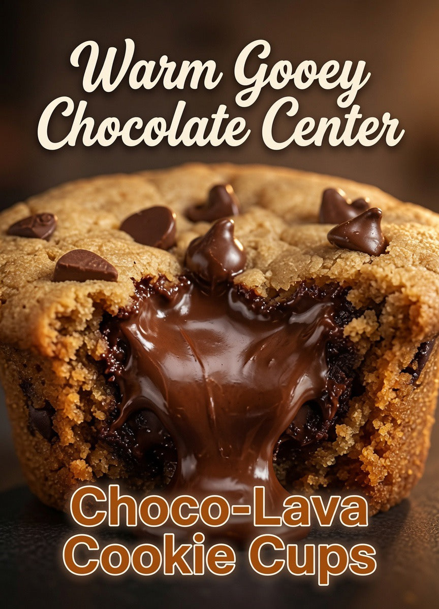 Choco-Lava Cookie Cups, 4 oz