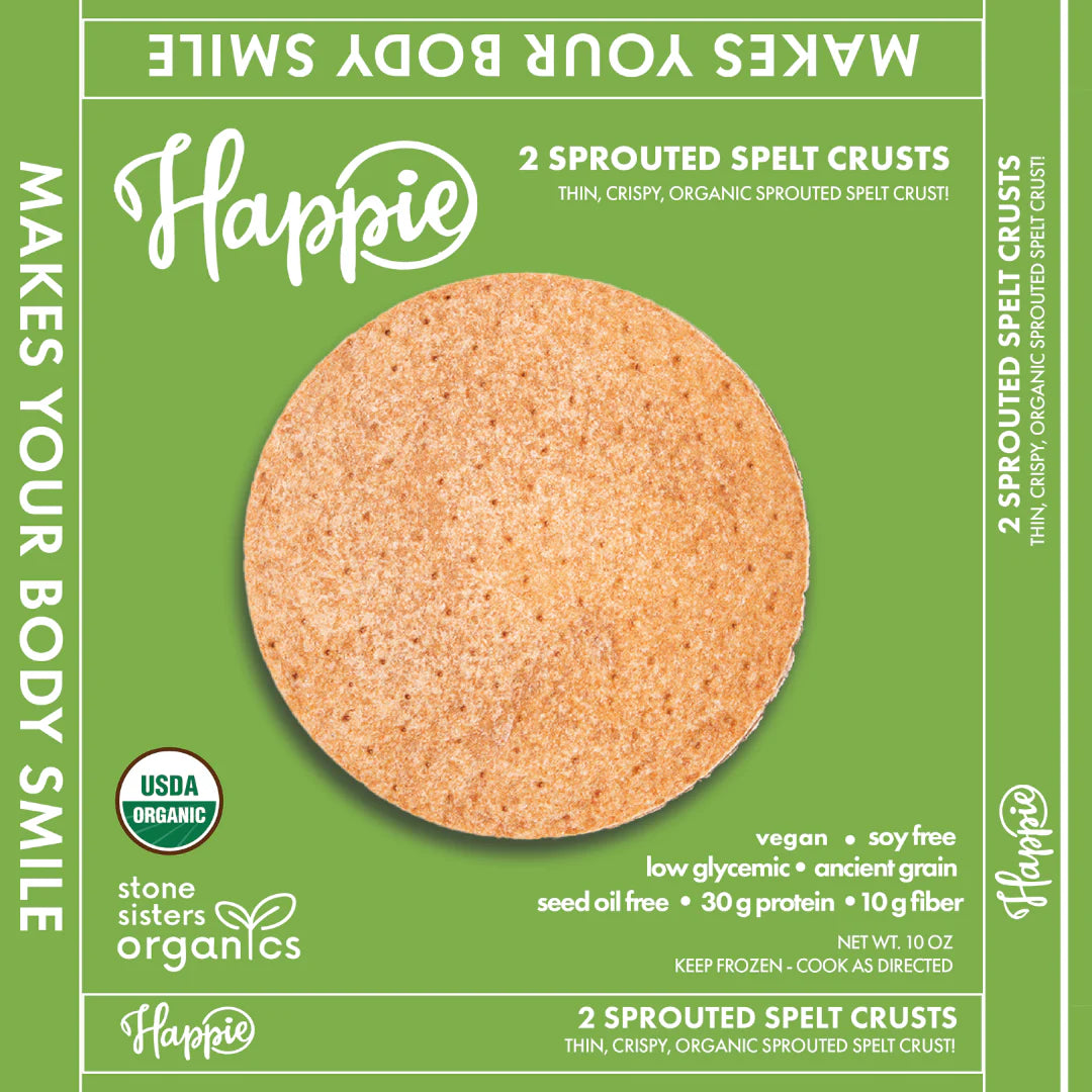 Happie Sprouted Spelt Crusts - 12/Case