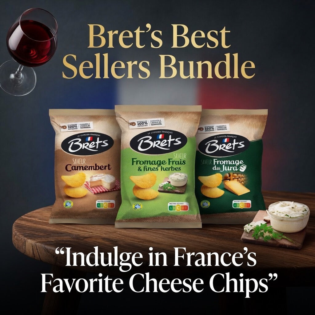Brets French Best Sellers Potato Chips, 4.4 oz, Pack of 3