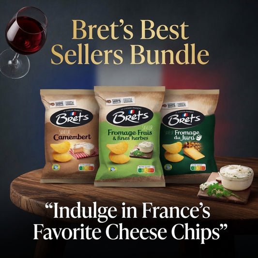 Brets French Best Sellers Potato Chips, 4.4 oz, Pack of 3