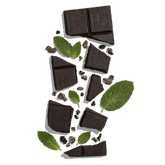HU Crunchy Mint Dark Chocolate Bars
