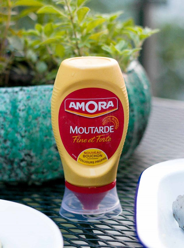 Amora Strong Dijon Mustard in Squeeze Bottle – 265g, Pack of 2