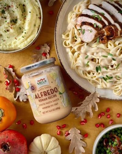SACLA Roman Recipe Alfredo White Pasta Sauce - 410g (14.5oz)
