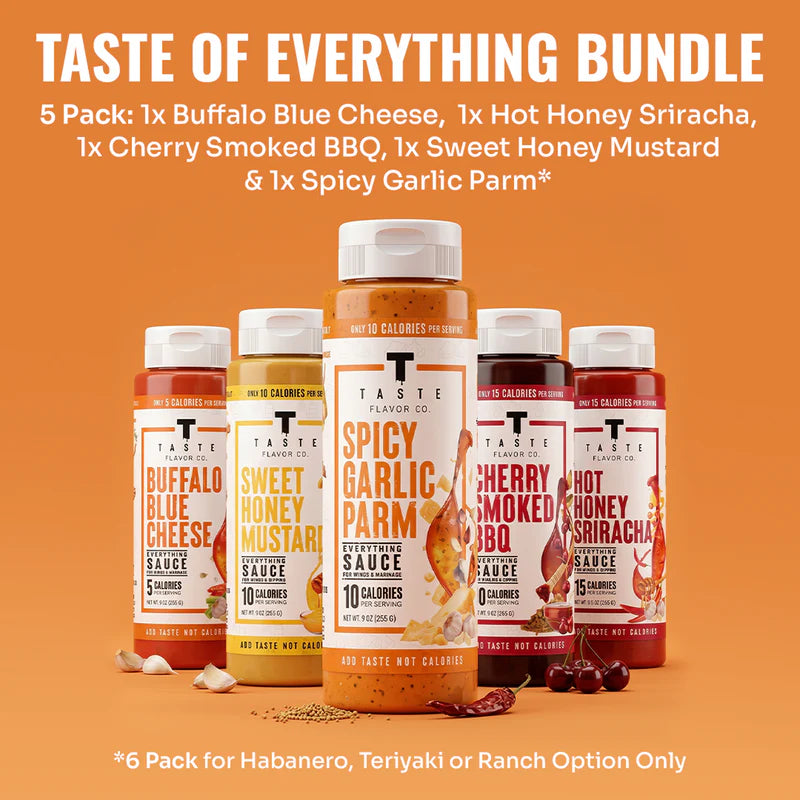 More Taste, Less Calories Sauce Bundle
