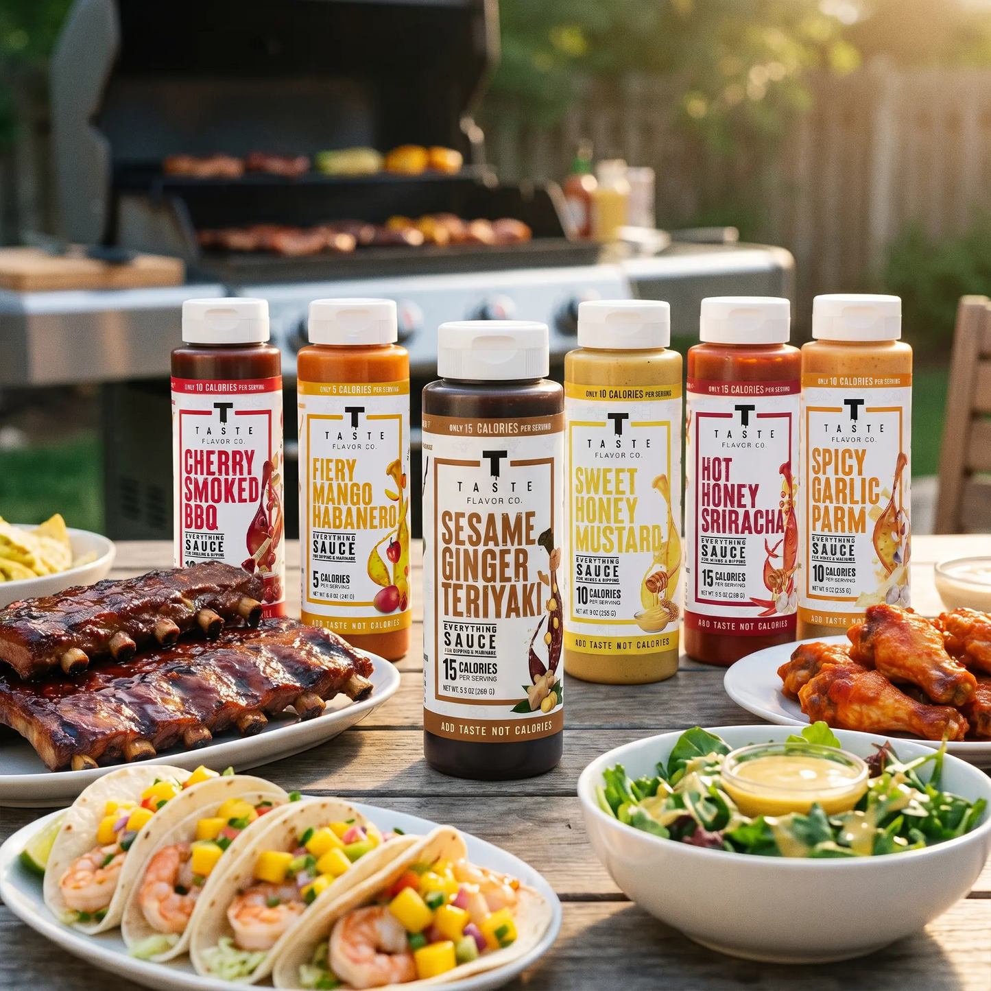 More Taste, Less Calories Sauce Bundle