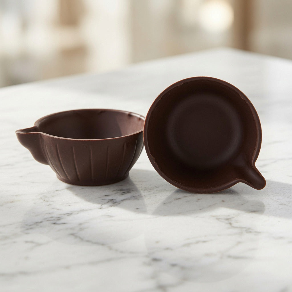 Belgian Dark Chocolate Gourmet Coffee Cups – 168/Case