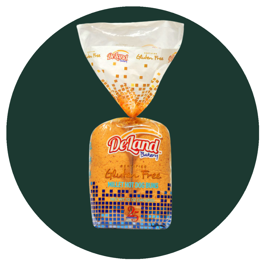 Bakery Fresh Gluten-Free Vegan Hot Dog Buns (4 Per Pack)