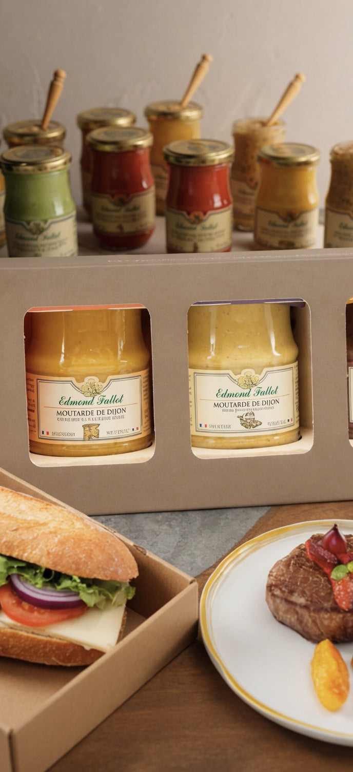 Edmond Fallot Artisan Mustard Collection Gift Pack