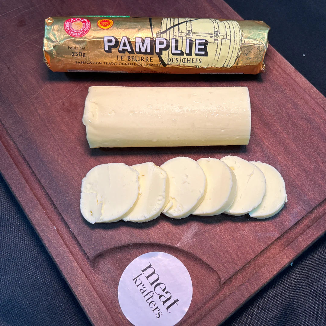 Pamplie Traditional Churned Butter Roll (8.8 oz) | French PDO | Additive-Free - Product of France