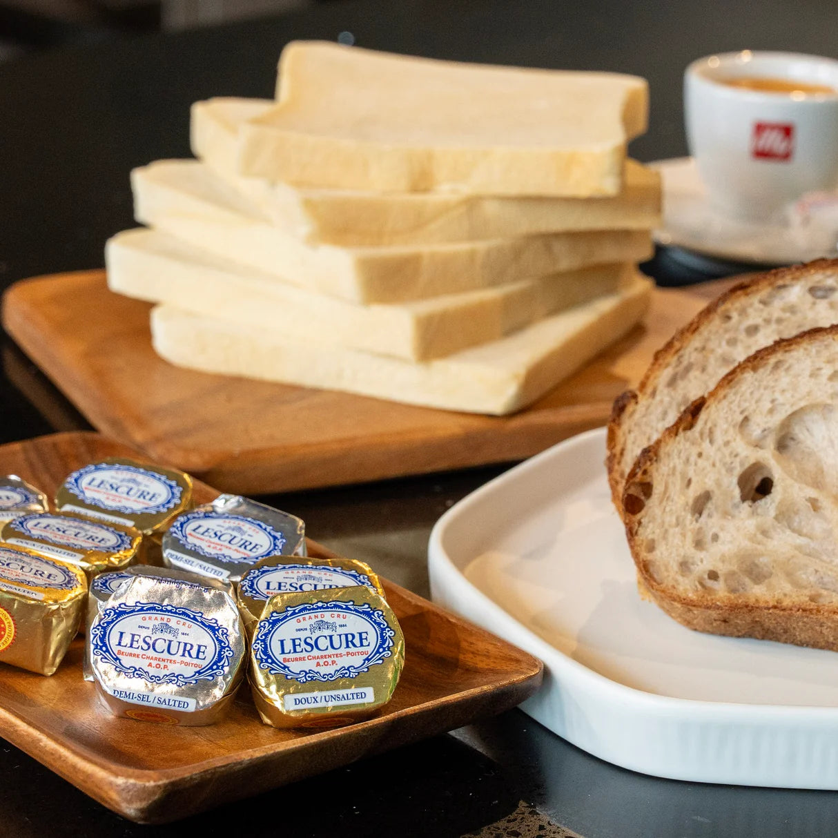 Lescure Unsalted Butter AOP, Product of France, 8.8 oz