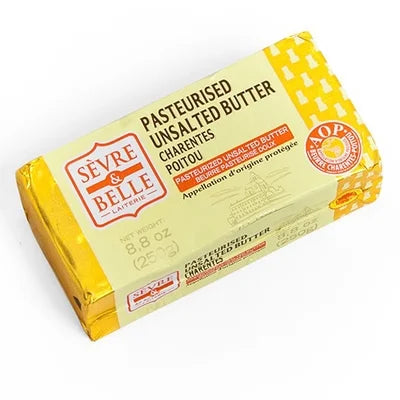 Sèvre & Belle French Churned Unsalted Butter (250g / 8.8 oz)
