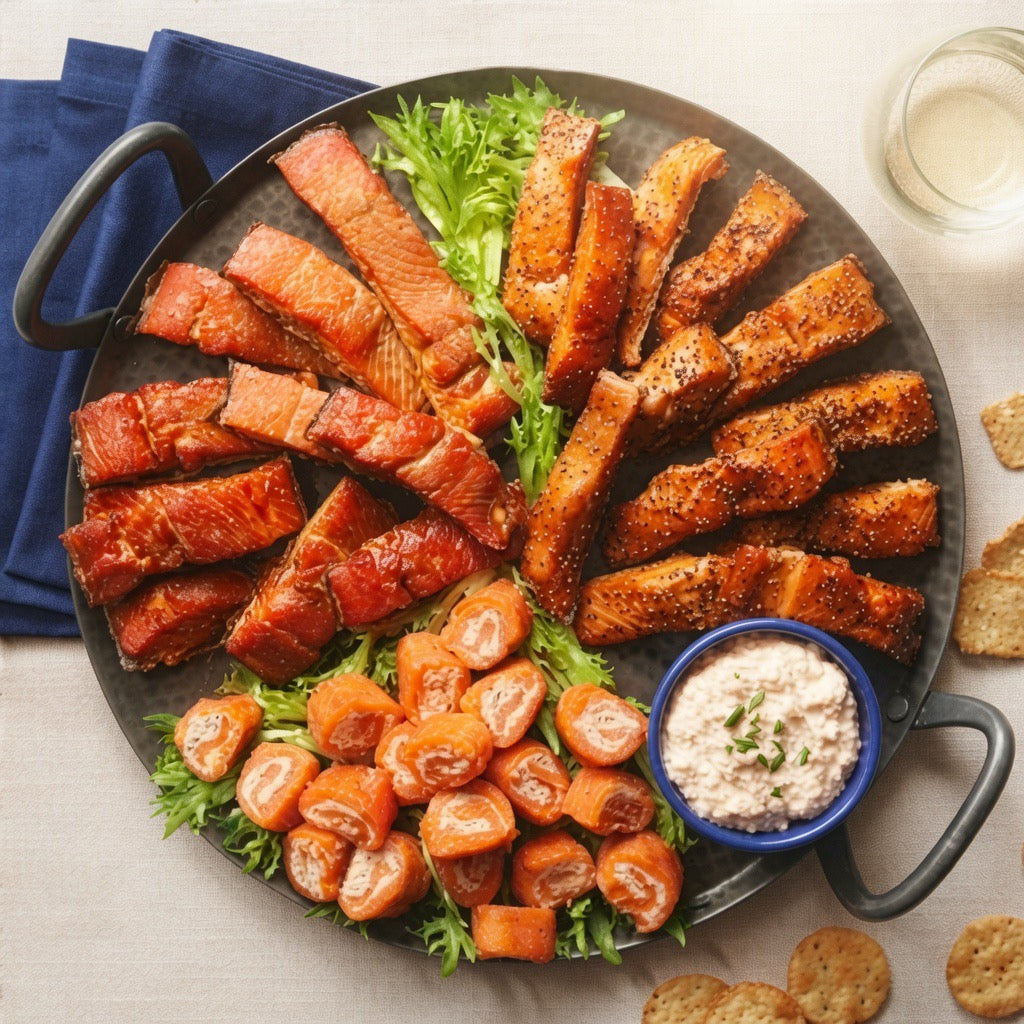 Smoked Salmon Appetizer Sampler Collection