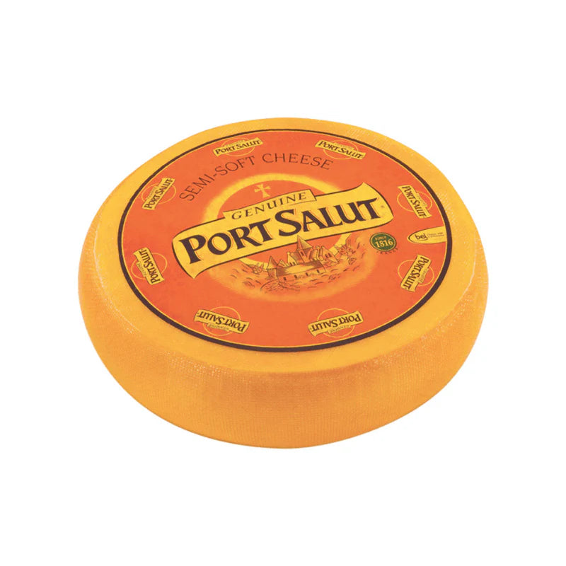 Port Salut Semi-Soft Ripened Cheese Wheel