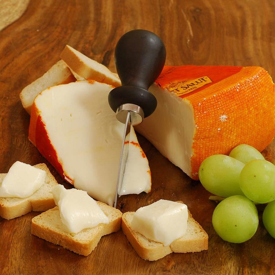 Port Salut Semi-Soft Ripened Cheese Wheel