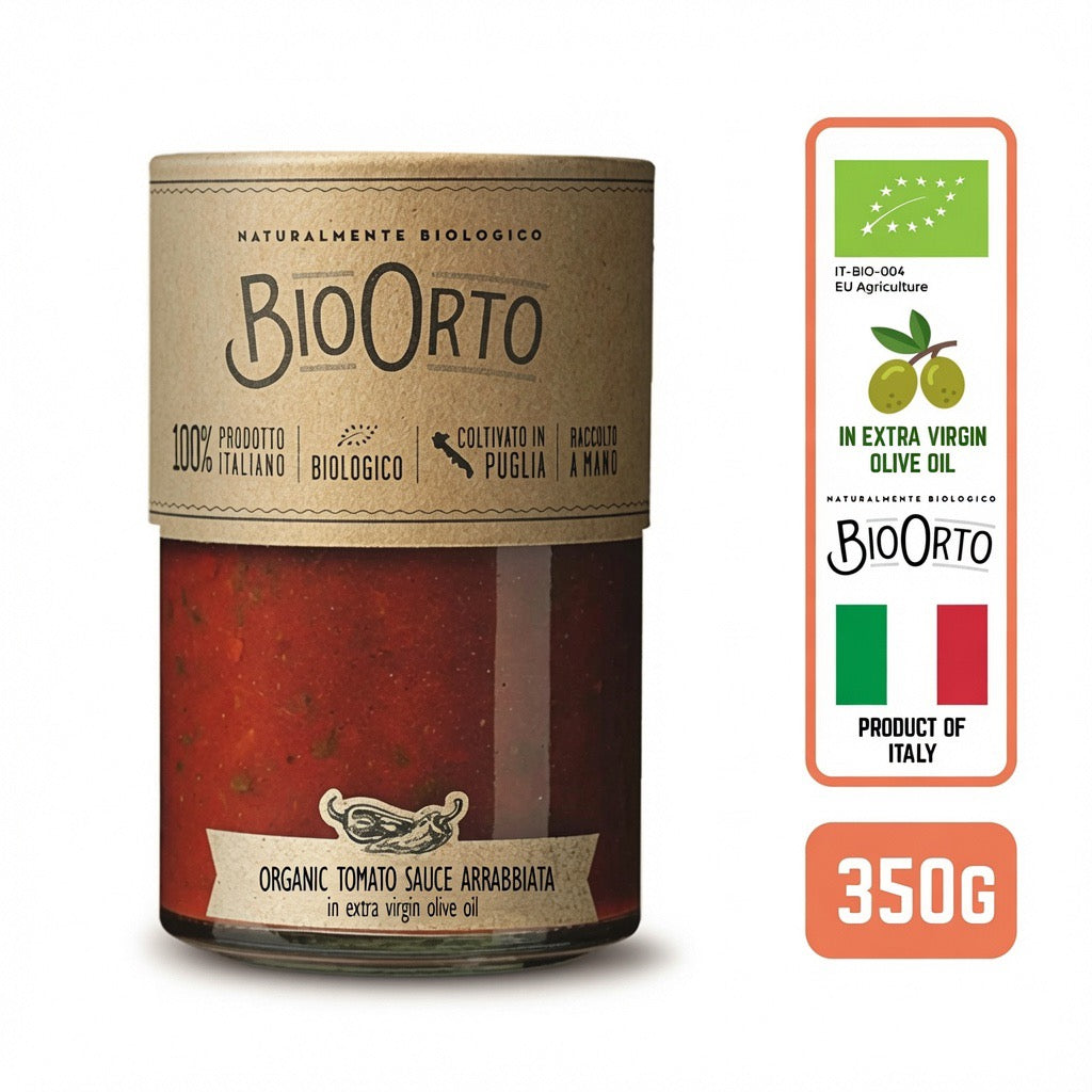 Bio Orto Organic Arrabbiata Sauce, 350g (12.3 oz)
