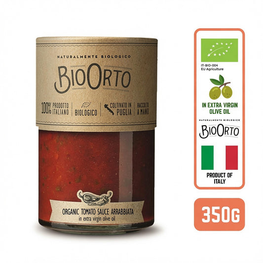 Bio Orto Organic Arrabbiata Sauce, 350g (12.3 oz)