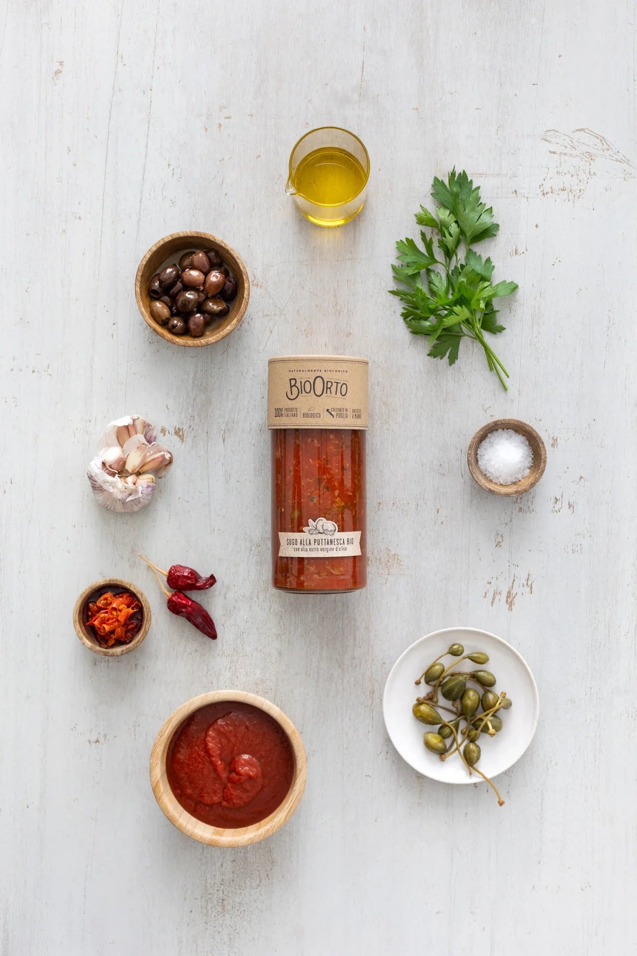 Bio Orto Organic Puttanesca Sauce, 350g (12.3 oz)