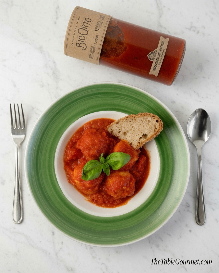 Bio Orto Organic Tomato & Basil Sauce – 350g (12.3 oz)
