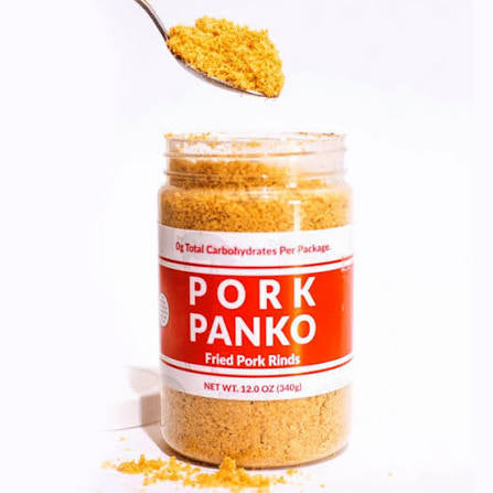 Pork Panko 0 Carb Pork Rind Breadcrumbs Bulk - Keto, Paleo Friendly, Naturally Gluten Free - 6/Case