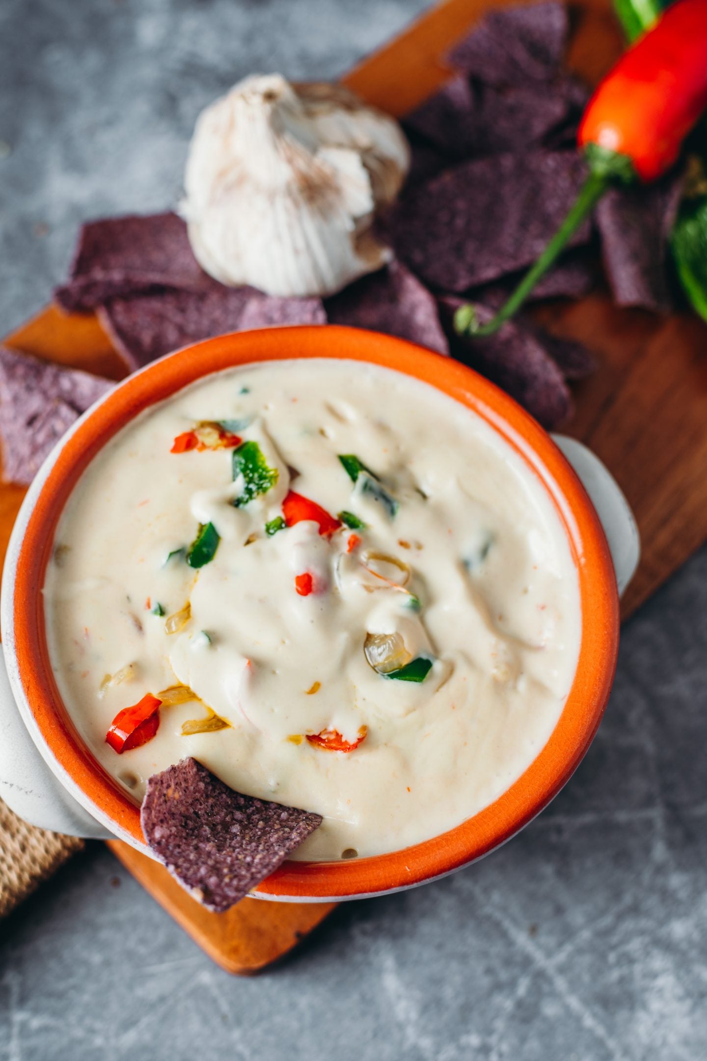 Vegan Queso Blanco Dip, Mild, Creamy, and Absolutely Addictive!