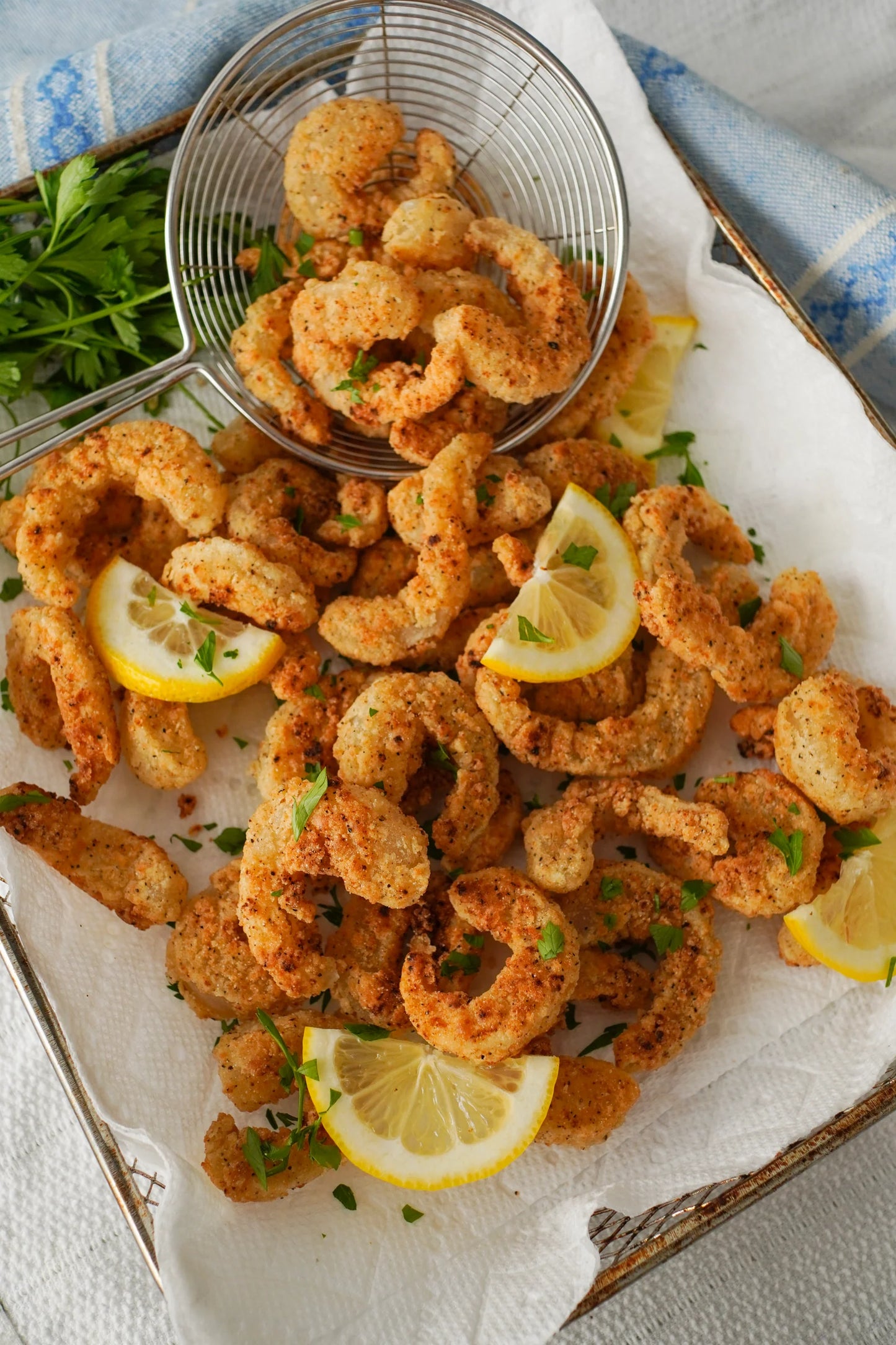 Breaded Lemon Pepper Vegan Shrimp, Plant-Based Gourmet Seafood Alternative