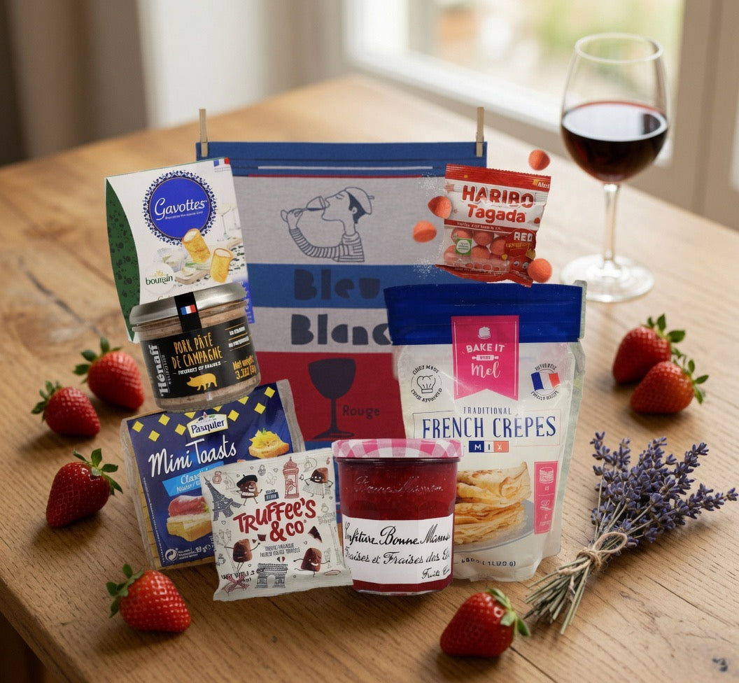 🇫🇷 Bleu Blanc Rouge Snacks Gift Set : France in a Box