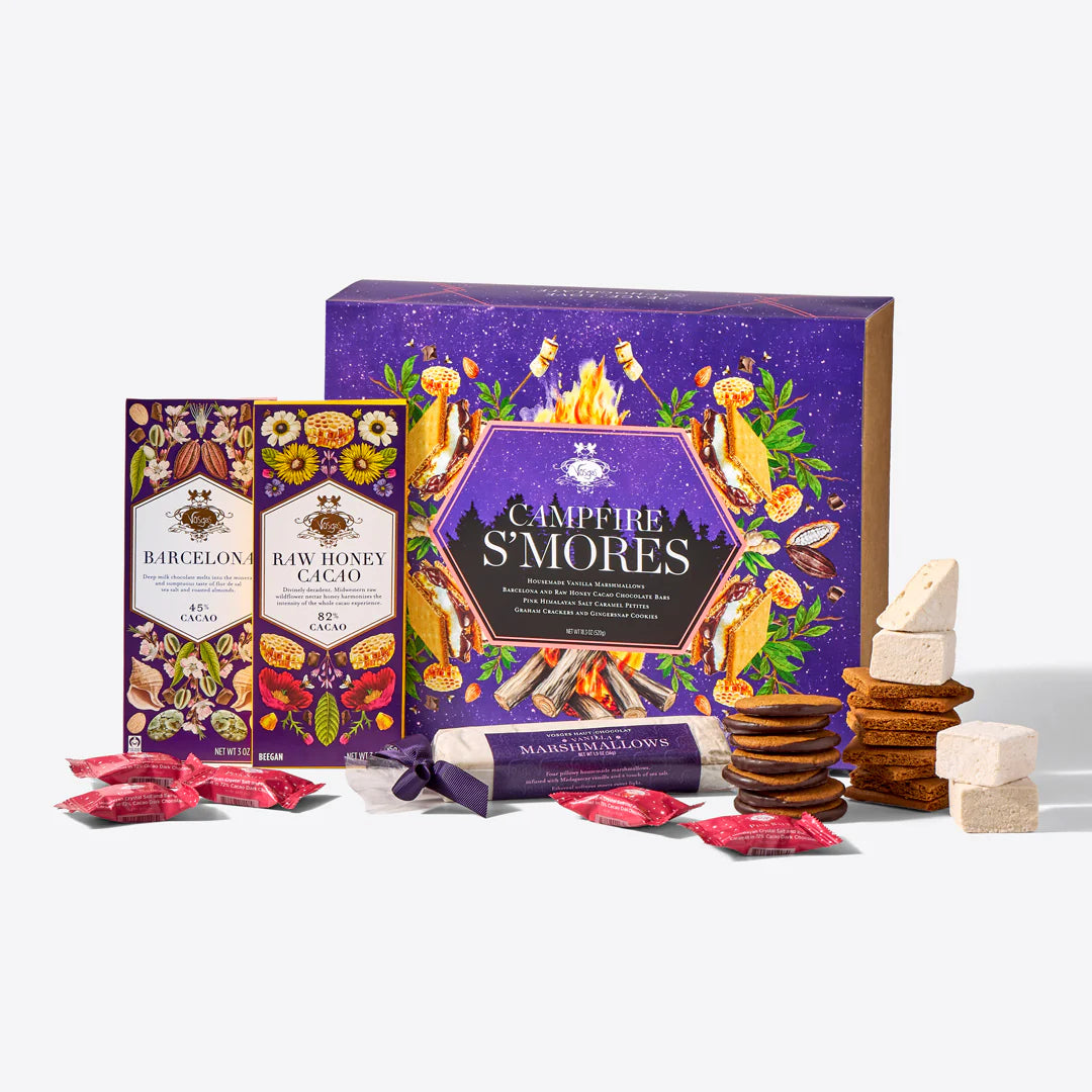 Vosges Haut-Chocolat Luxury Campfire S'mores Kit Gift Box