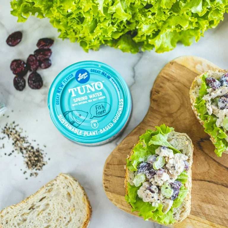 Loma Linda Tuno Tuna - Plant-Based Fish-Free Tuna in Spring Water, 5 oz - Pack of 3