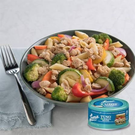 Loma Linda Tuno Tuna - Plant-Based Fish-Free Tuna in Spring Water, 5 oz - Pack of 3