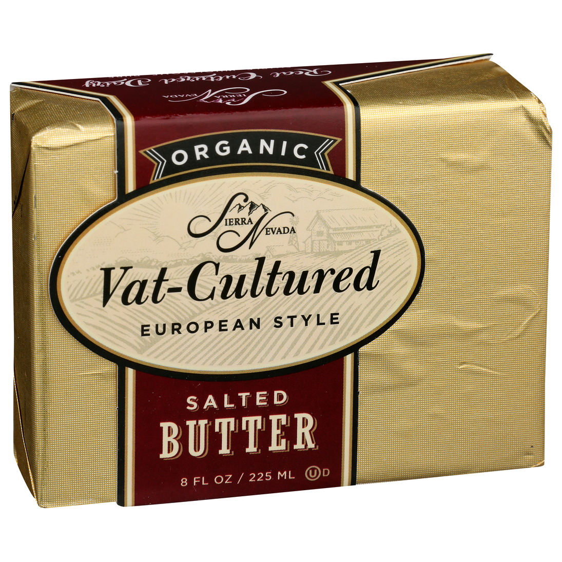 Organic Vat-Cultured European-Style Salted Butter by Sierra Nevada Cheese Company