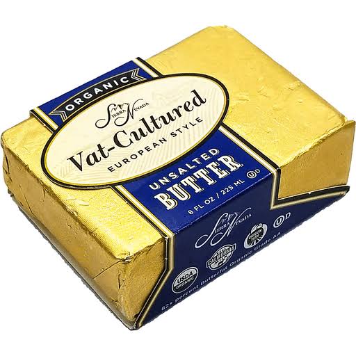 Organic Vat-Cultured European-Style Unsalted Butter by Sierra Nevada Cheese Company