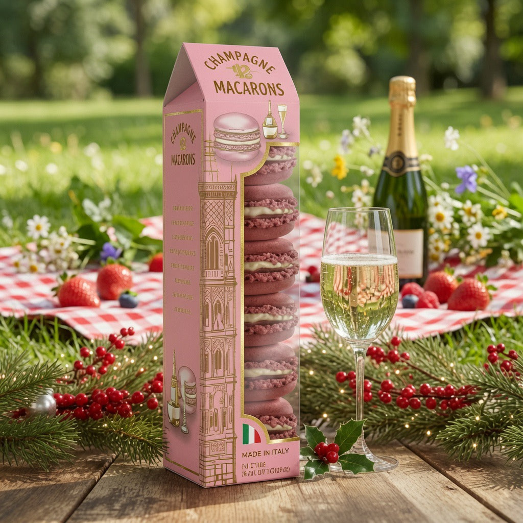 Champagne Macarons, Perfect for a Picnic