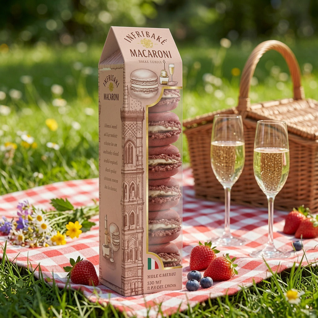 Champagne Macarons, Perfect for a Picnic