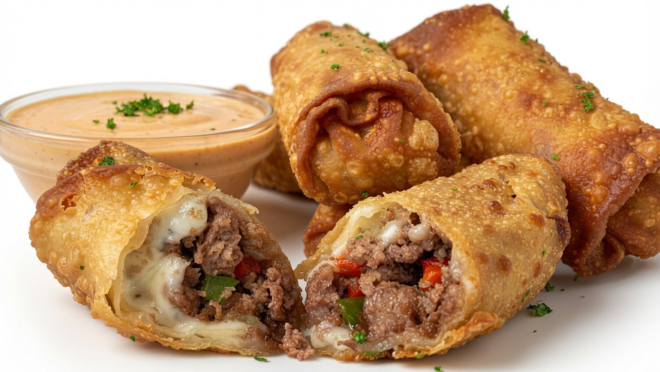 Philly Cheesesteak Egg Rolls - 60/Case