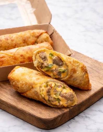 Philly Cheesesteak With Onions And Cheese Egg Roll, 3 oz - 36/Case
