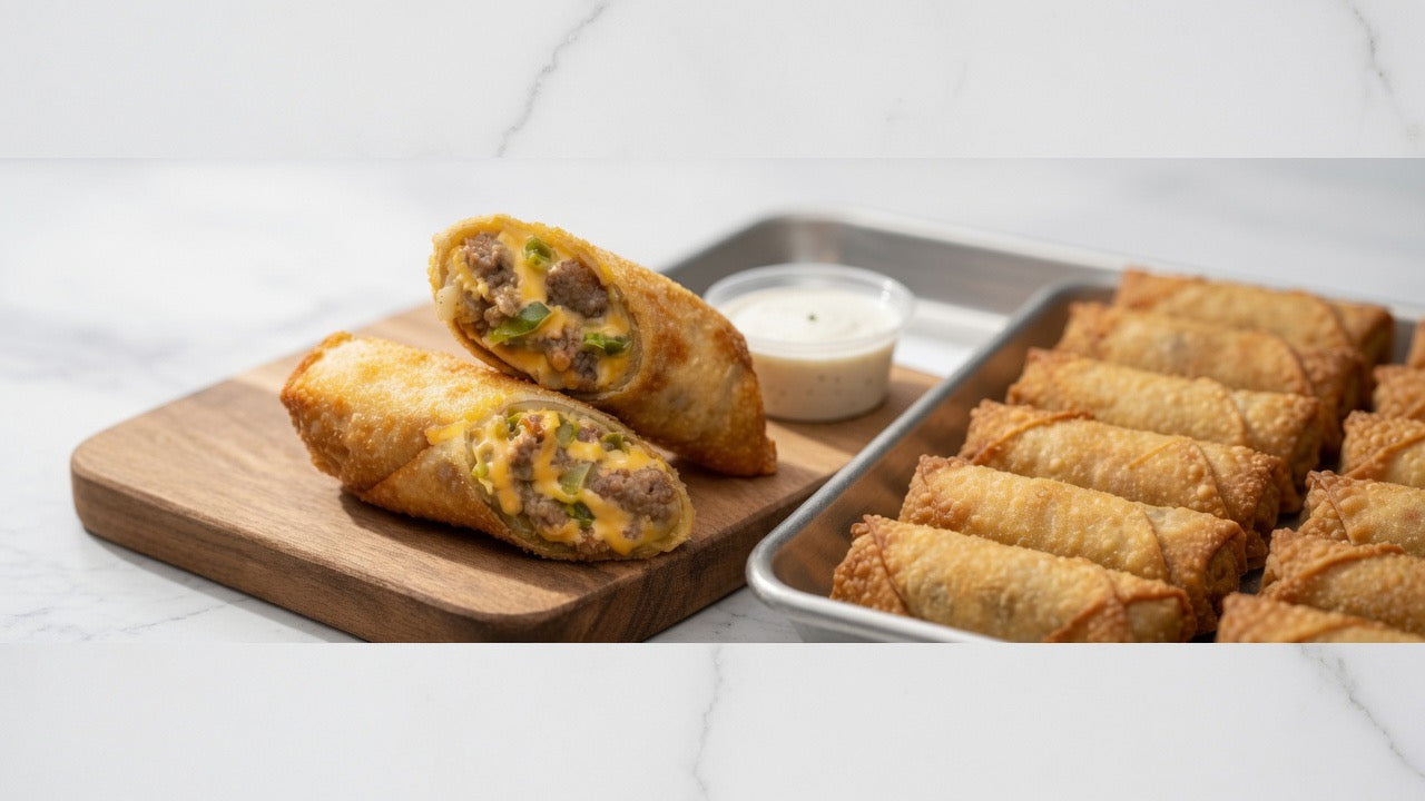 Philly Cheesesteak With Onions And Cheese Egg Roll, 3 oz - 36/Case