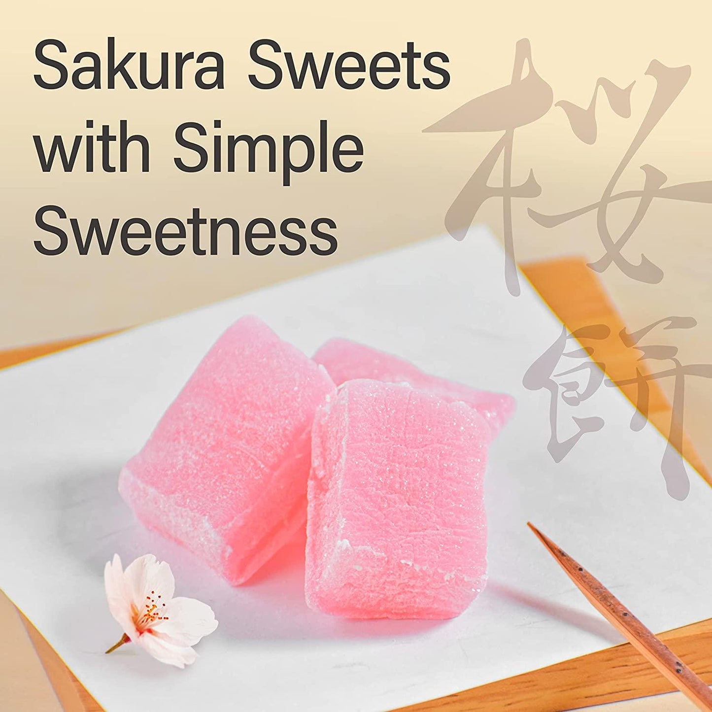 Yamasan Kyoto Sakura Mochi Cherry Blossom Rice Cakes (300g)
